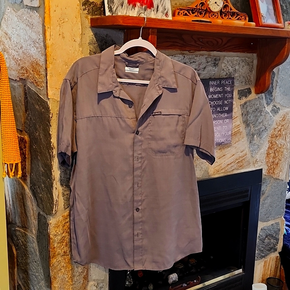Men's Columbia Short sleeve shirt Large